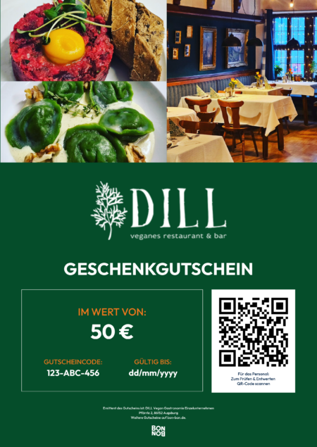 Restaurant-Gutschein für Wirtshaus Dill