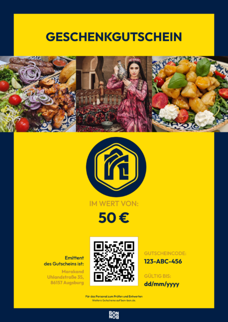 Restaurant-Gutschein für Marakand