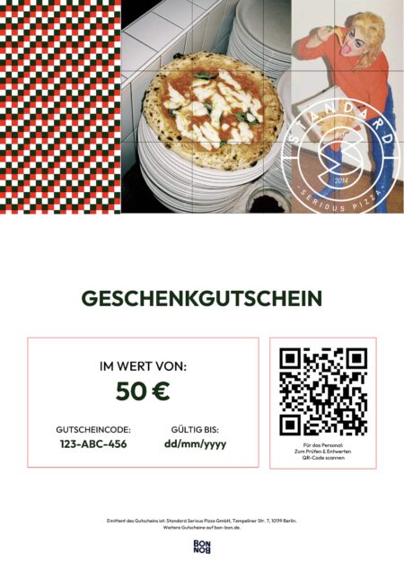 Restaurant-Gutschein für Standard Serious Pizza – Prenzlauer Berg