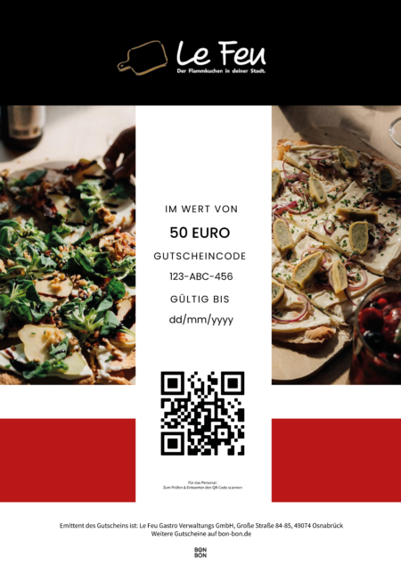 Restaurant-Gutschein für Le Feu