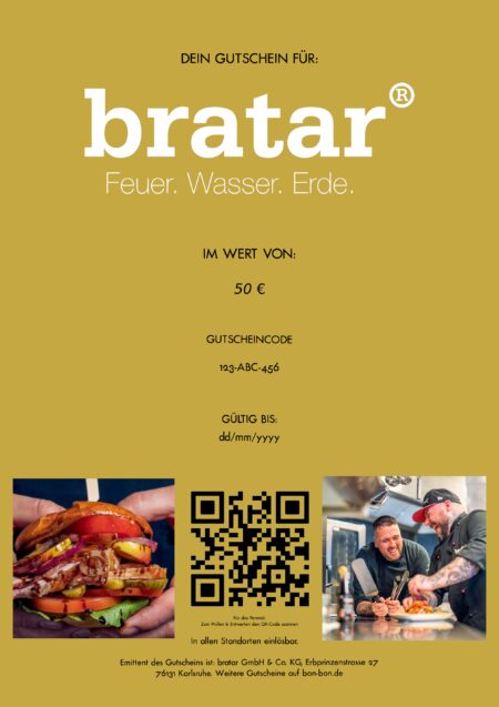Restaurant-Gutschein für Bratar