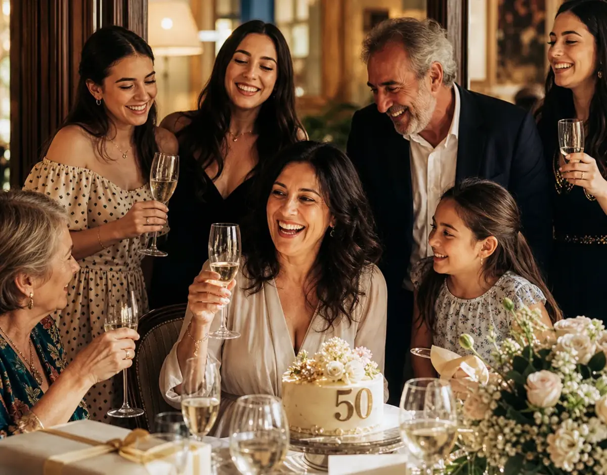 Restaurant Geschenk Gutschein Geschenk zum 50. Geburtstag