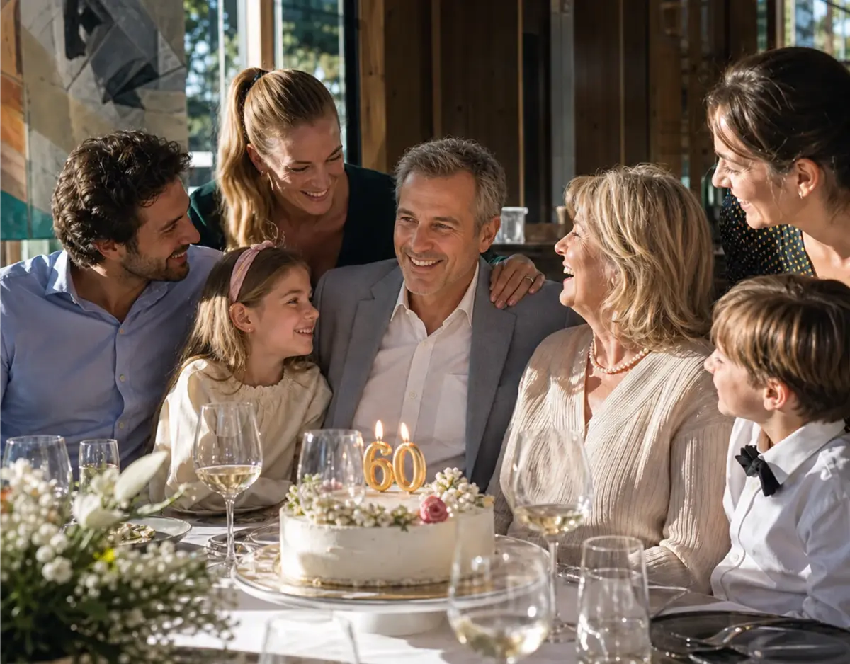 Restaurant Geschenk Gutschein Geschenk zum 60. Geburtstag