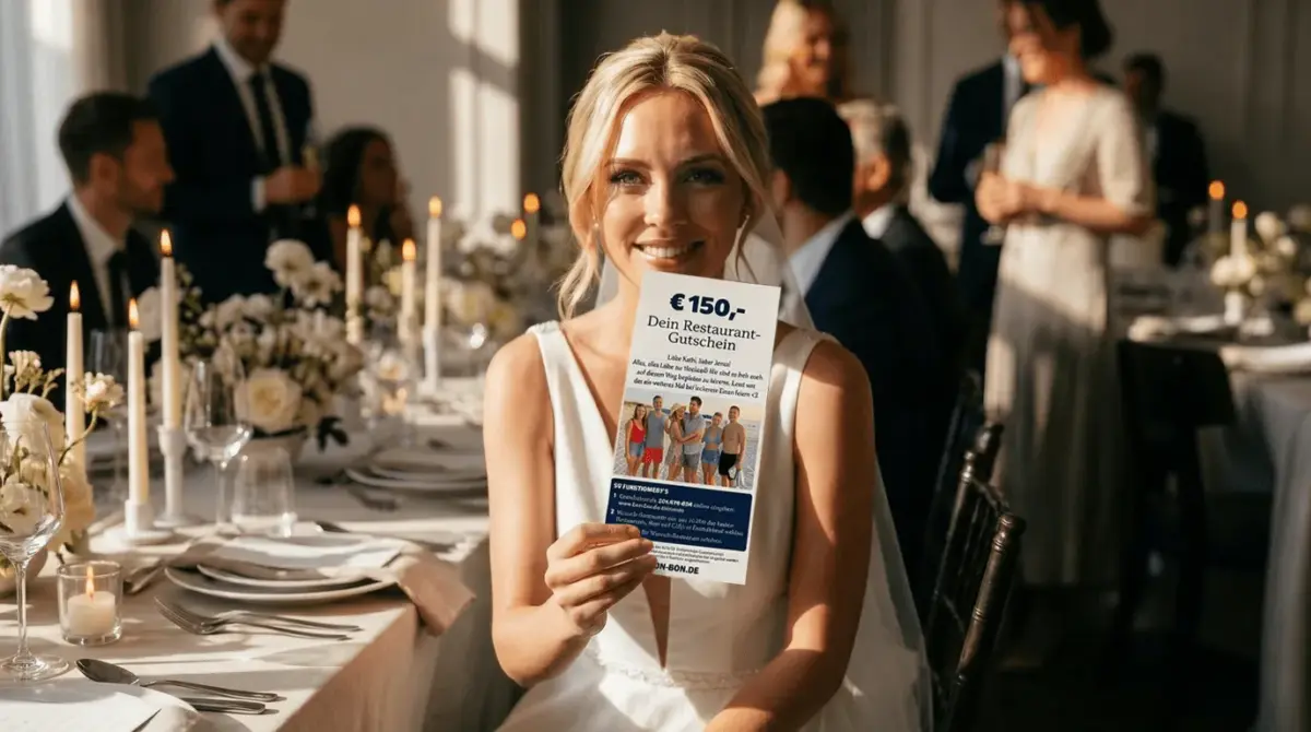 Restaurant Geschenk Gutschein Hochzeit